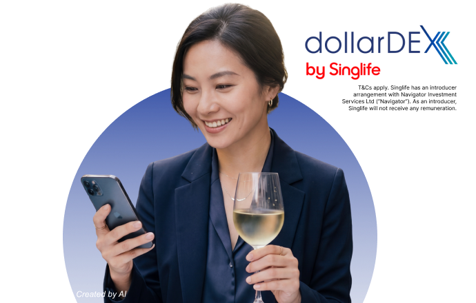 DollarDEX key visual image – investment platform Singapore